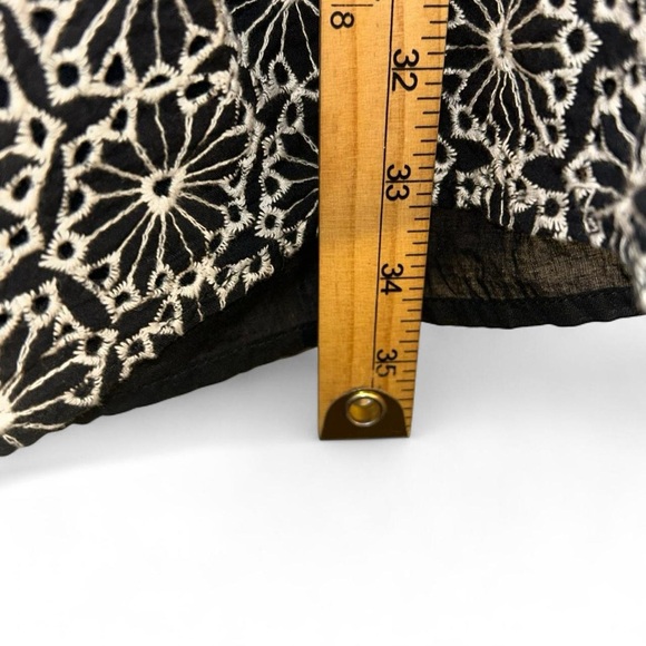 Showpo Black And White Floral Dress With Puffy Sleeve Size 16 - Picture 3 of 6